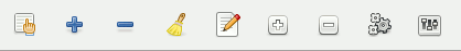 The toolbar.